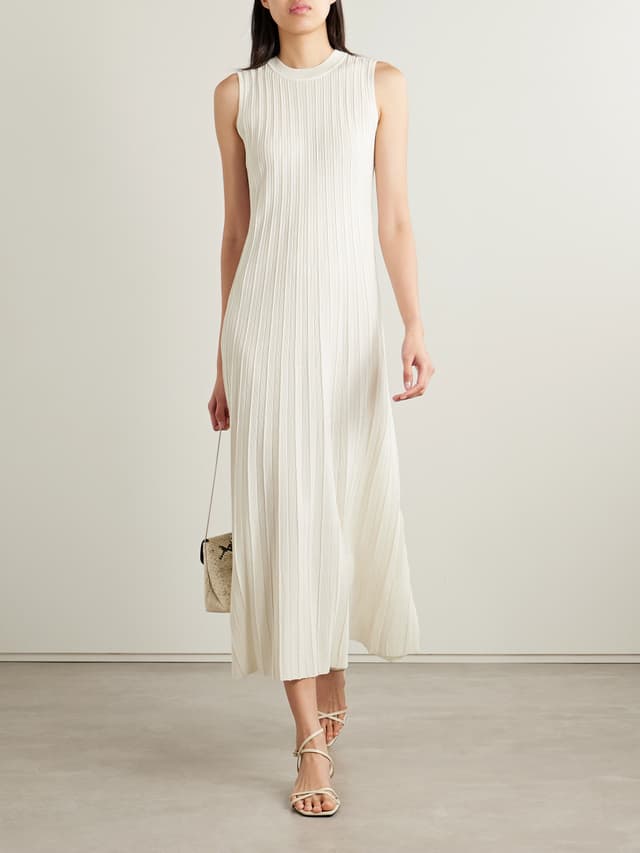 "White dress for my bridal shower that feels modern and effortless"